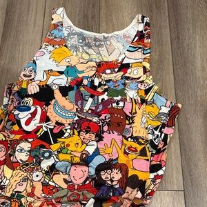 Colorful Cartoon Character Tank Top